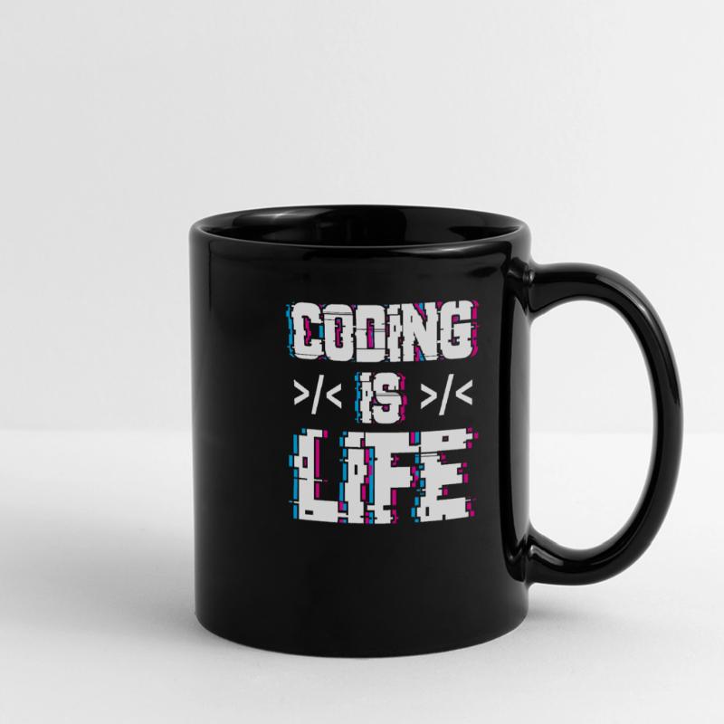 Le codage est un code de codeur programmeur de vie Mug panoramique uni