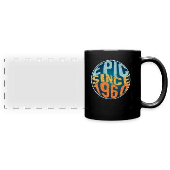 Épique depuis 1960 - Mug panoramique uni - noir - Devant
