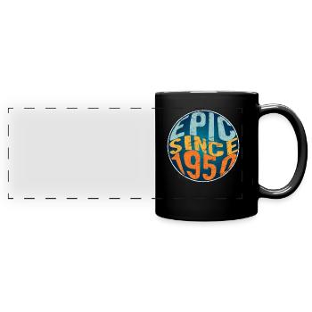 Épique depuis 1950 - Mug panoramique uni - noir - Devant