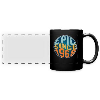 Épique depuis 1968 - Mug panoramique uni - noir - Devant
