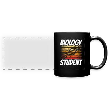 Biology Student Biology Student Biologist Profession - Full Colour Panoramic Mug - black - Front