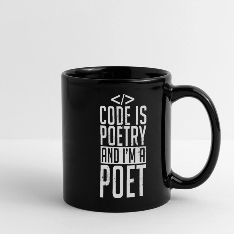 Code Codeur Programmeur Développeur Codeur Mug panoramique uni