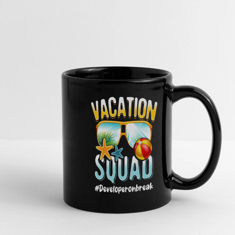 Developer Vacation Squad #Developeronbreak Full Colour Panoramic Mug