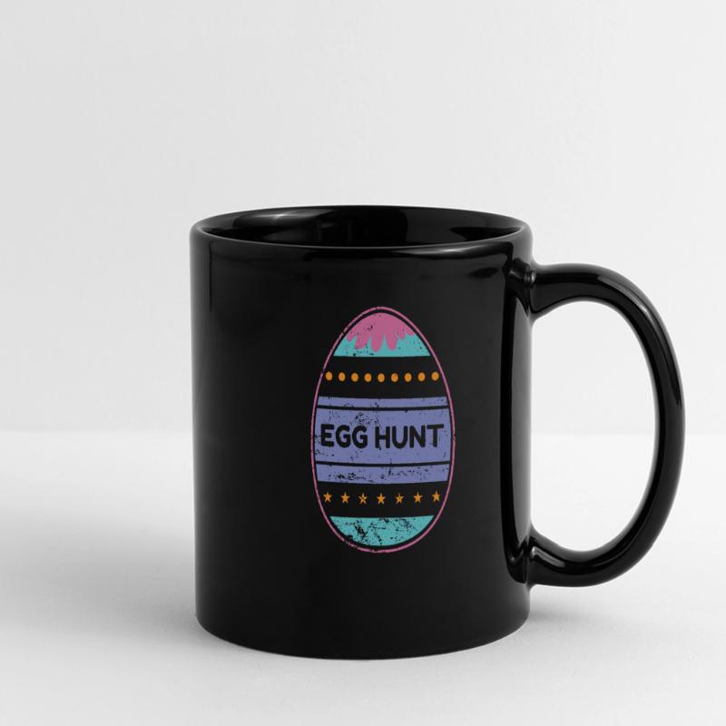 Egg Hunt Easter Bunny Easter Eggs Full Colour Panoramic Mug