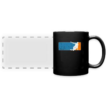 Breakdance Hip-Hop Tanz - Panorama-Tasse farbig - Schwarz - Vorne