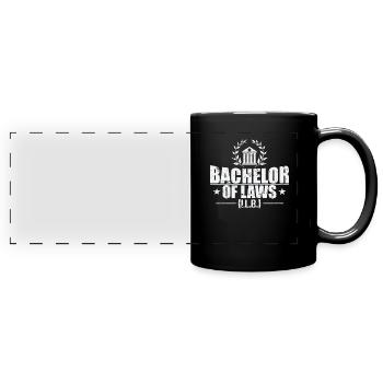 Bachelor of Laws in Law - Full Colour Panoramic Mug - black - Front