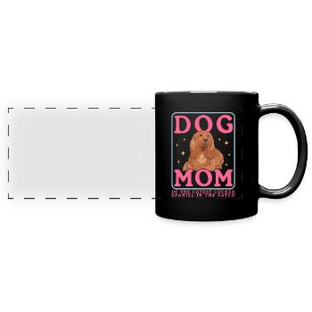 Cocker Spaniel Maman Cocker Spaniel Cadeau - Mug panoramique uni - noir - Devant
