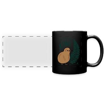 Trouvez le Kiwi qui sommeille en vous - Souvenir Nouvelle-Zélande - Mug panoramique uni - noir - Devant