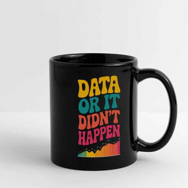 Data Analyst Data Scientist Data Engineer Data Or Panorama-Tasse farbig