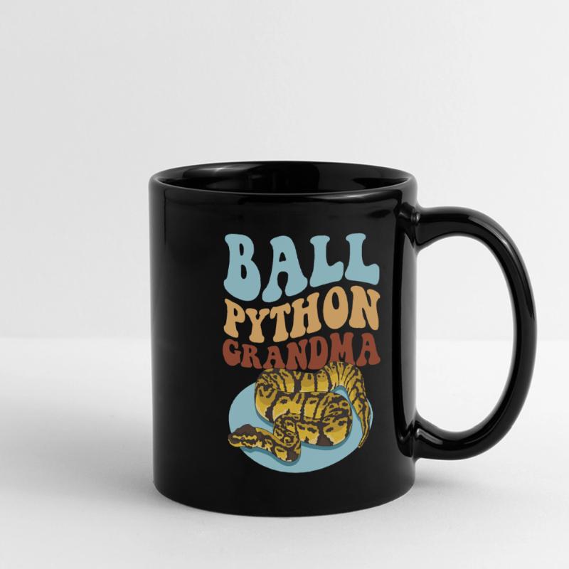 Roi Python Mamie Python Serpent Cadeau Mug panoramique uni