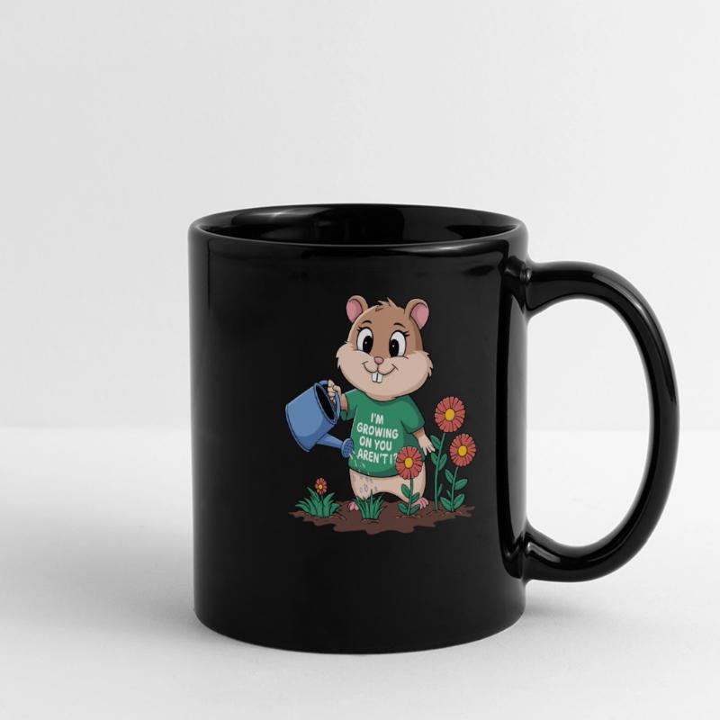 Ich Wachse Auf Dir, Oder? Panorama-Tasse farbig
