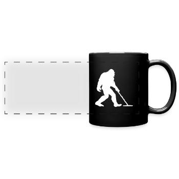 Metalldetektor Bigfoot Big foot - Panorama-Tasse farbig - Schwarz - Vorne