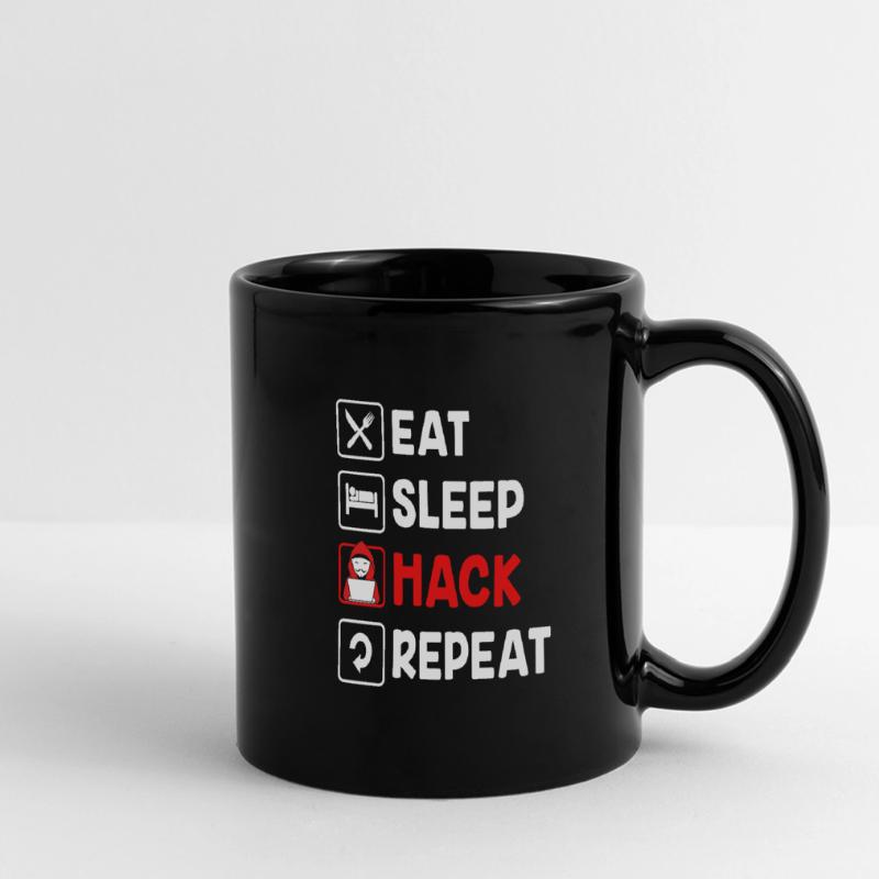 Cybersecurity Cyber Programmer Hacker Full Colour Panoramic Mug