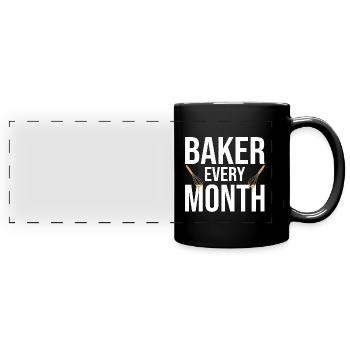 Baker - Full Colour Panoramic Mug - black - Front