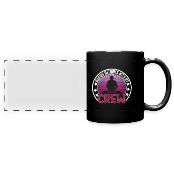 Festival - Panorama-Tasse farbig - Schwarz - Vorne