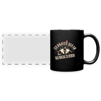 Dart - Panorama-Tasse farbig - Schwarz - Vorne