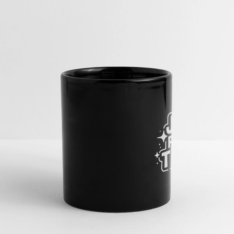 Technischer Support Computerfreak Nerd Panorama-Tasse farbig