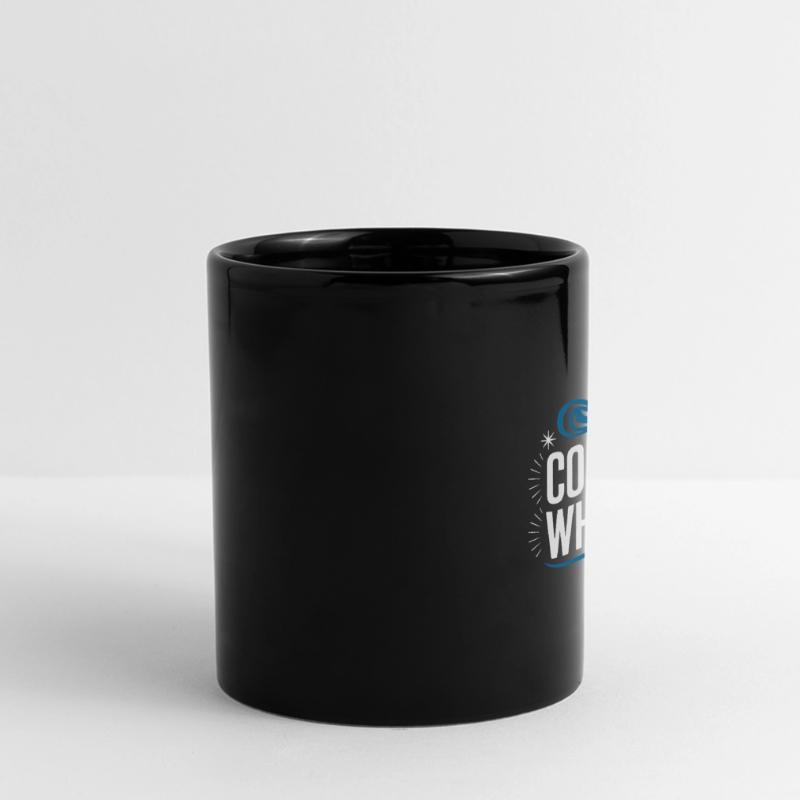 Technischer Support Computerfreak Nerd Panorama-Tasse farbig