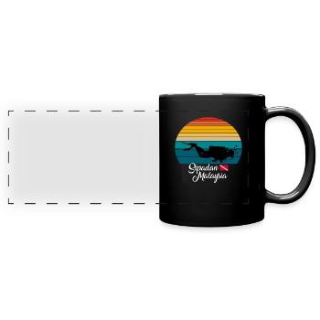 Sipadan Malaysia Diving - Panorama-Tasse farbig - Schwarz - Vorne