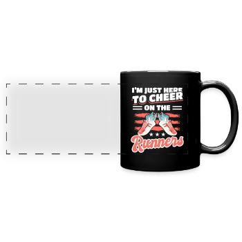Marathon Running Sport Ultramarathon Athletic - Mug panoramique uni - noir - Devant