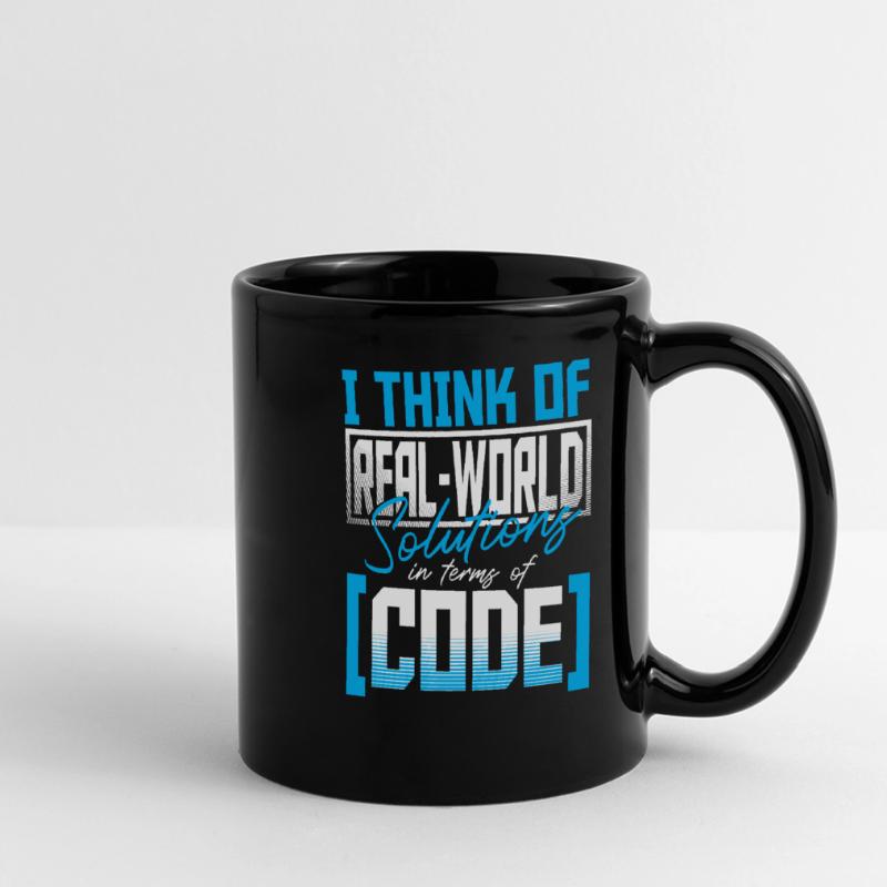 Javascript Software Entwickler Panorama-Tasse farbig