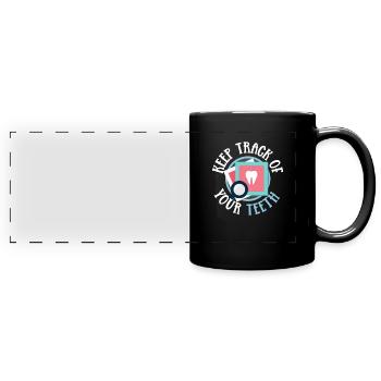 Dentist Dental Assistant - Full Colour Panoramic Mug - black - Front