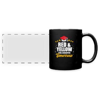 Senior 2023 Class Graduate Student - Full Colour Panoramic Mug - black - Front