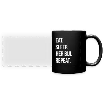 Kurdistan t shirt - Full Colour Panoramic Mug - black - Front