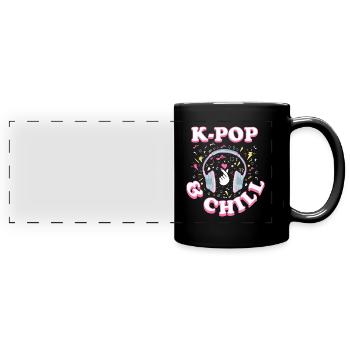 K-pop - Full Colour Panoramic Mug - black - Front
