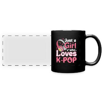 K-pop - Full Colour Panoramic Mug - black - Front