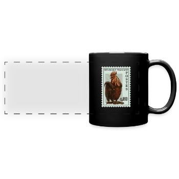 France Drapeau France Paris Marseille Français - Mug panoramique uni - noir - Devant