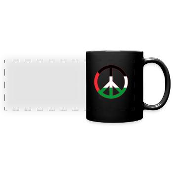 Palästina - Panorama-Tasse farbig - Schwarz - Vorne