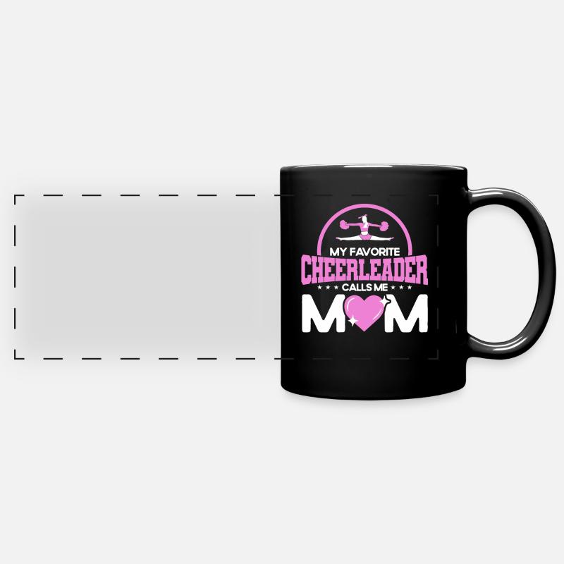Cheerleading Cheerleader Cheering Team Cheer Coach - Panorama-Tasse farbig - Schwarz