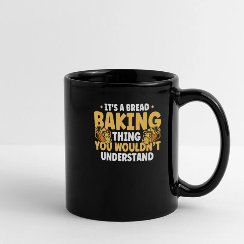 Bread Baking Gift Bakery Quote Baker Full Colour Panoramic Mug