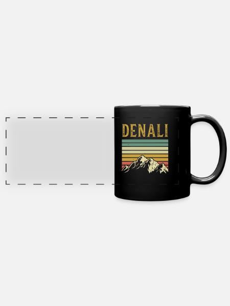 Alaska - Panorama-Tasse farbig - Schwarz