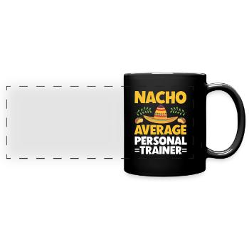 Personal Trainer Coach Gym Workout Fitness Trainer - Full Colour Panoramic Mug - black - Front