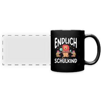 School 1st Grade - Full Colour Panoramic Mug - black - Front