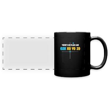 3d print - Full Colour Panoramic Mug - black - Front
