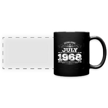 Established in July 1968 - Full Colour Panoramic Mug - black - Front