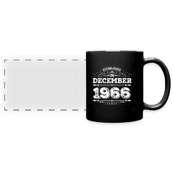 Established in December 1966 - Full Colour Panoramic Mug - black - Front