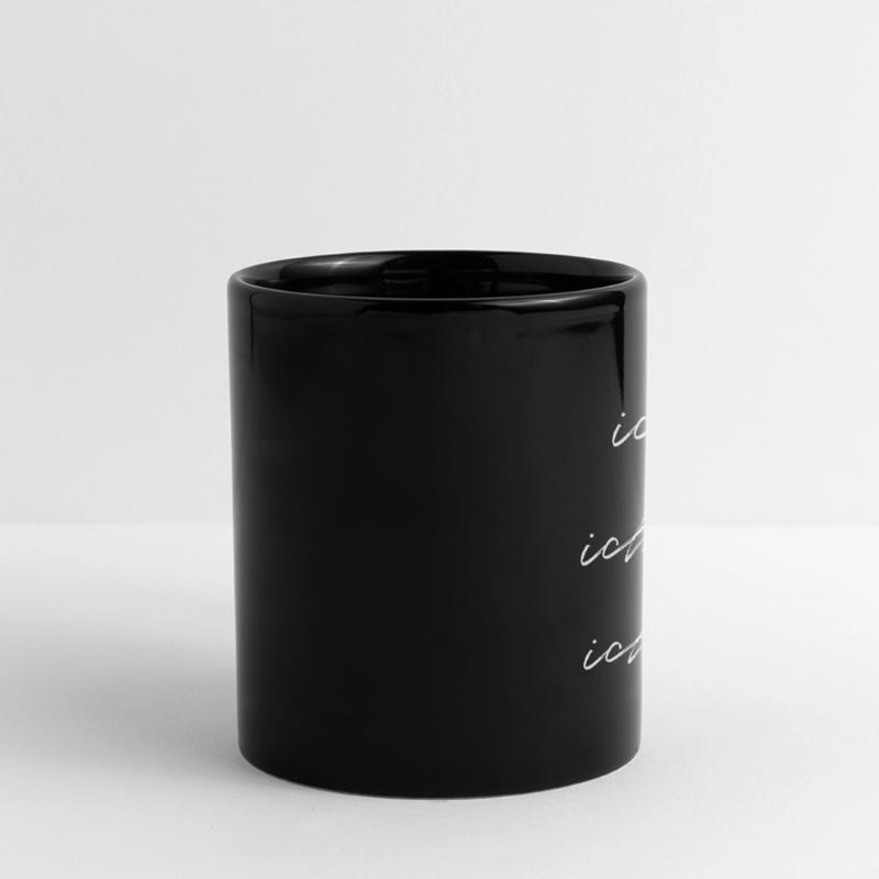 Ich Will Ich Kann Ich Werde Panorama-Tasse farbig