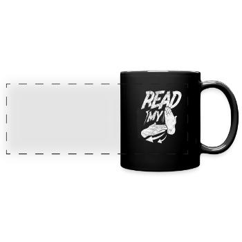 ASL Sign Language Deaf Sign Language - Full Colour Panoramic Mug - black - Front