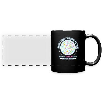 biology - Full Colour Panoramic Mug - black - Front