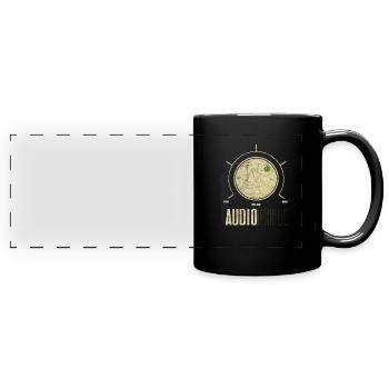 Audiophile - Full Colour Panoramic Mug - black - Front