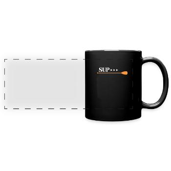 SUP - Full Colour Panoramic Mug - black - Front