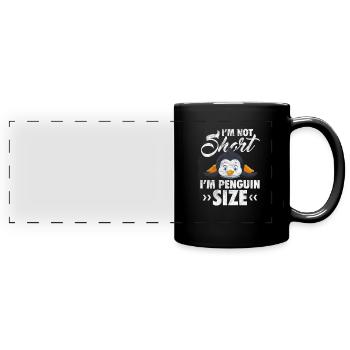Penguin - Full Colour Panoramic Mug - black - Front