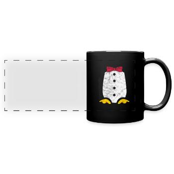 Penguin - Full Colour Panoramic Mug - black - Front