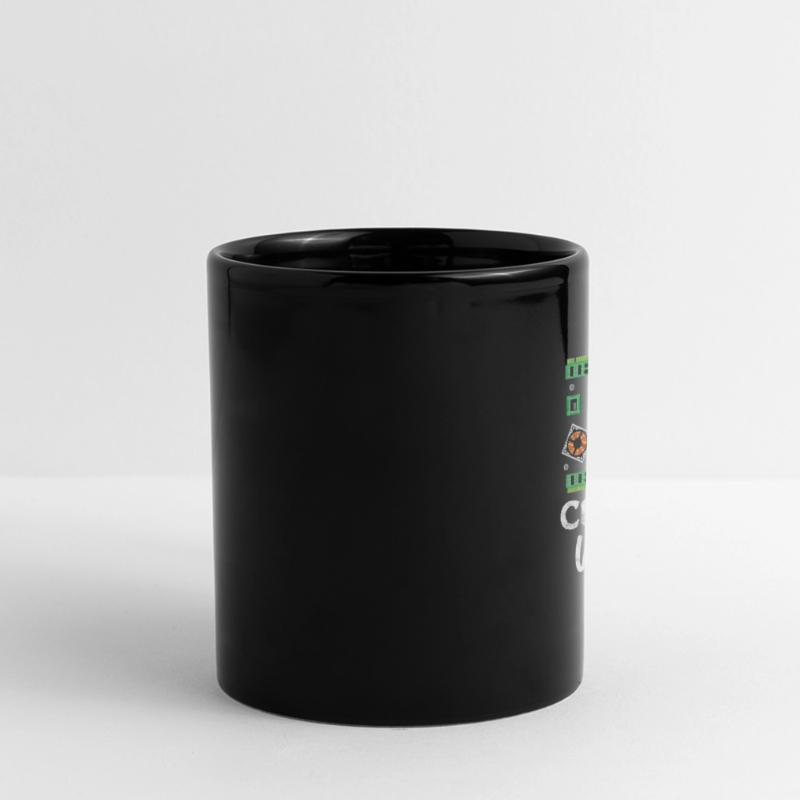 Computer Nerd PC Programmierer Informatik Geschenk Panorama-Tasse farbig