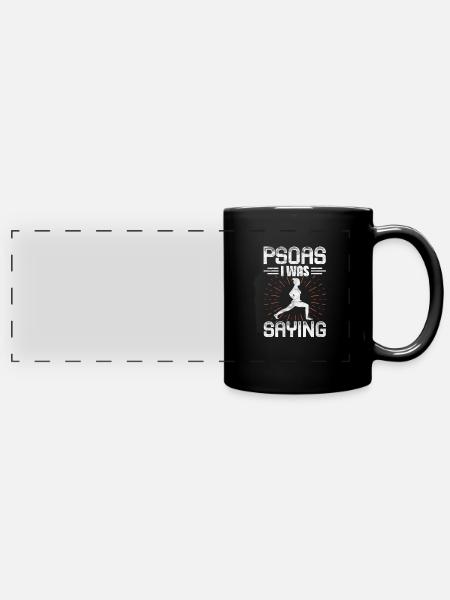 Physiotherapeut Physiotherapie Physio Geschenk - Panorama-Tasse farbig - Schwarz