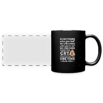 Chicken - Full Colour Panoramic Mug - black - Front
